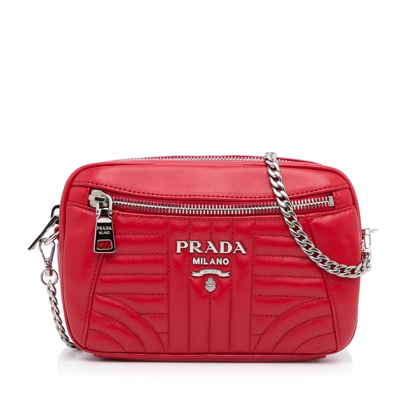 Prada Soft Calf Impunture Diagramme Waist Bag (SHG-KIhUla)