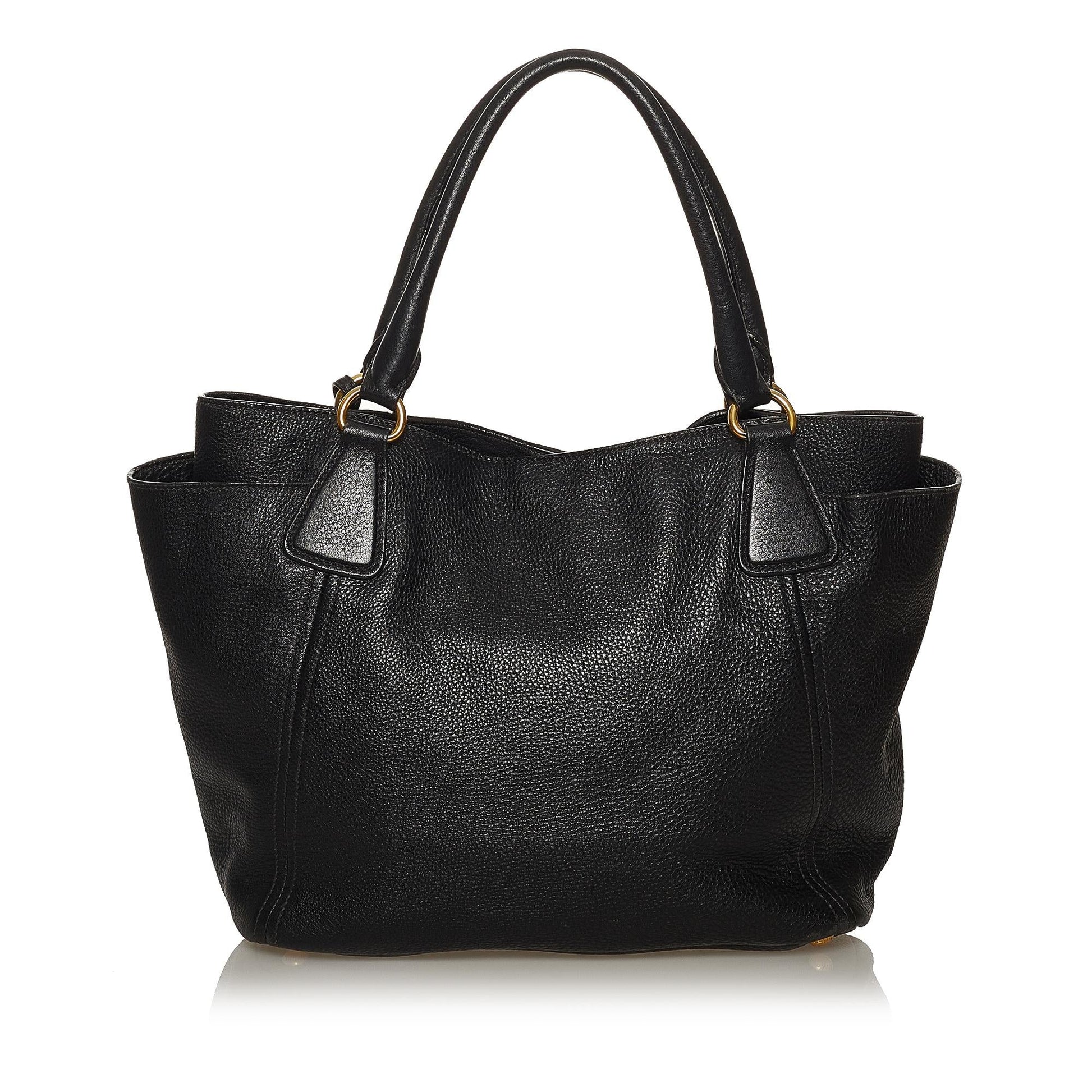 Prada Soft Calf Leather Satchel (SHG-29235)