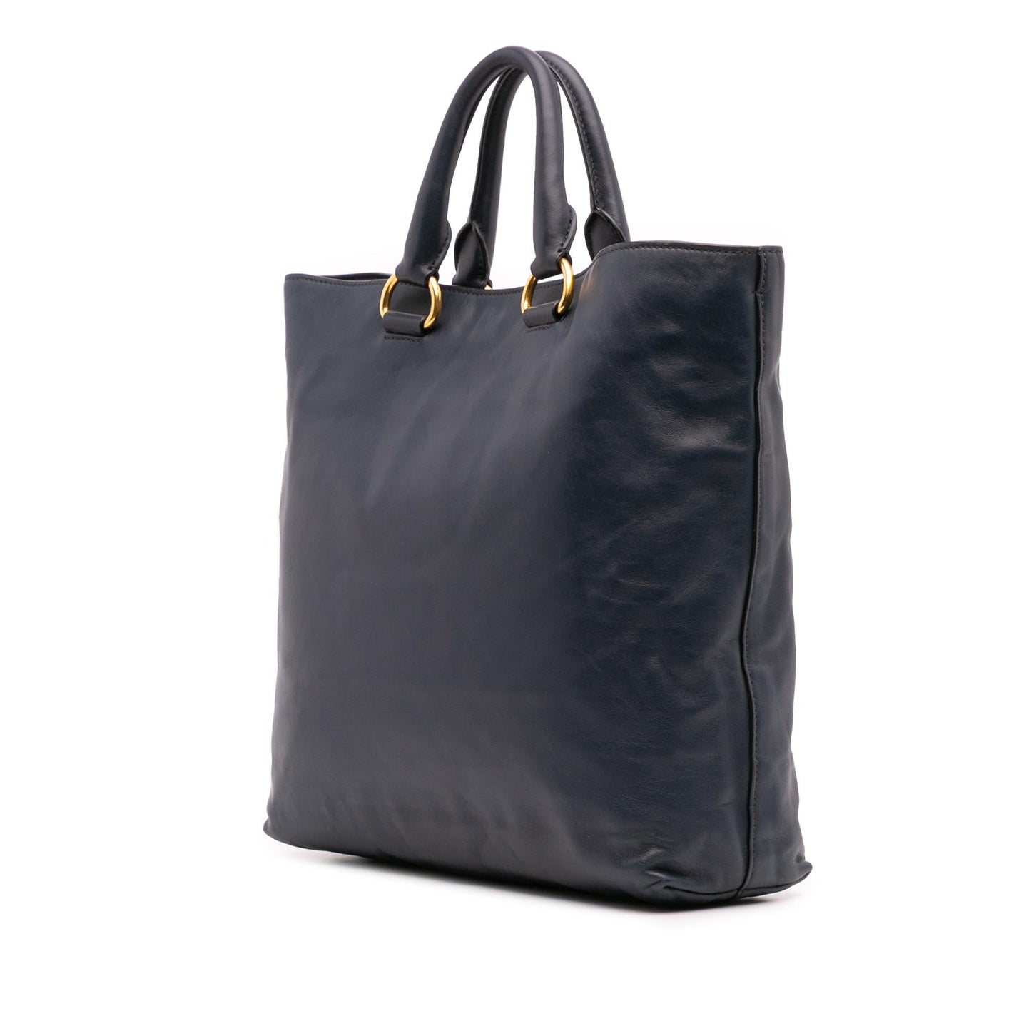 Prada Soft Calf Open Convertible Tote
