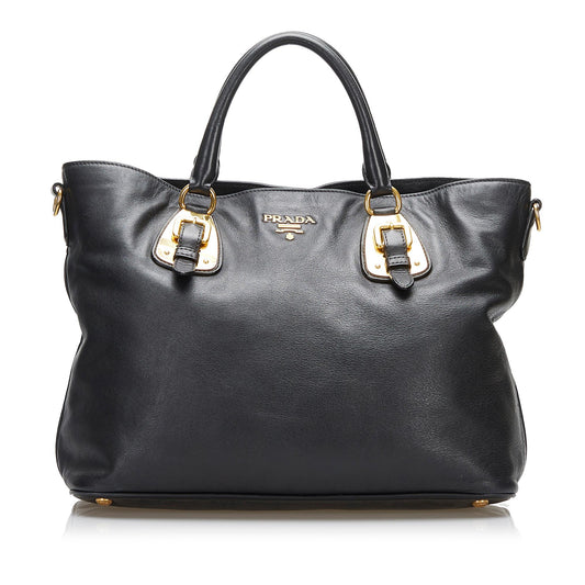 Prada Soft Calf Shopping Tote (SHG-36488)