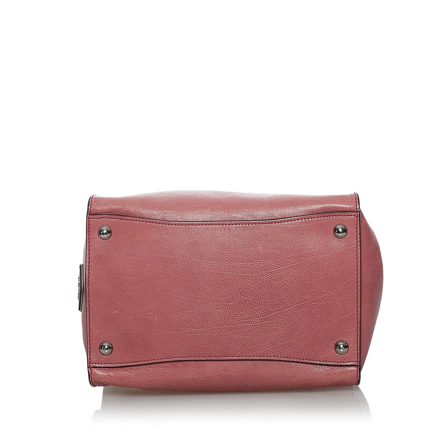 Prada Sound Lock Leather Satchel (SHG-33803)