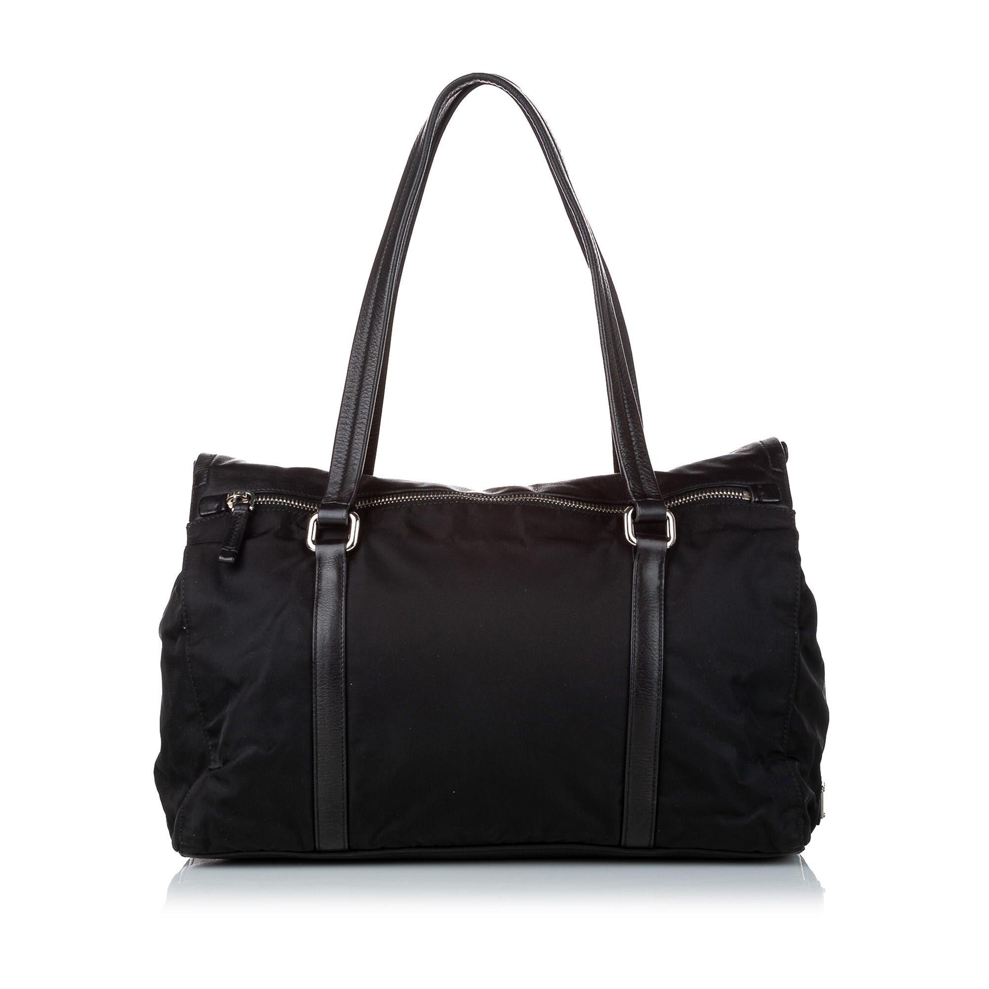 Prada Sound Lock Tessuto Tote Bag (SHG-30926)