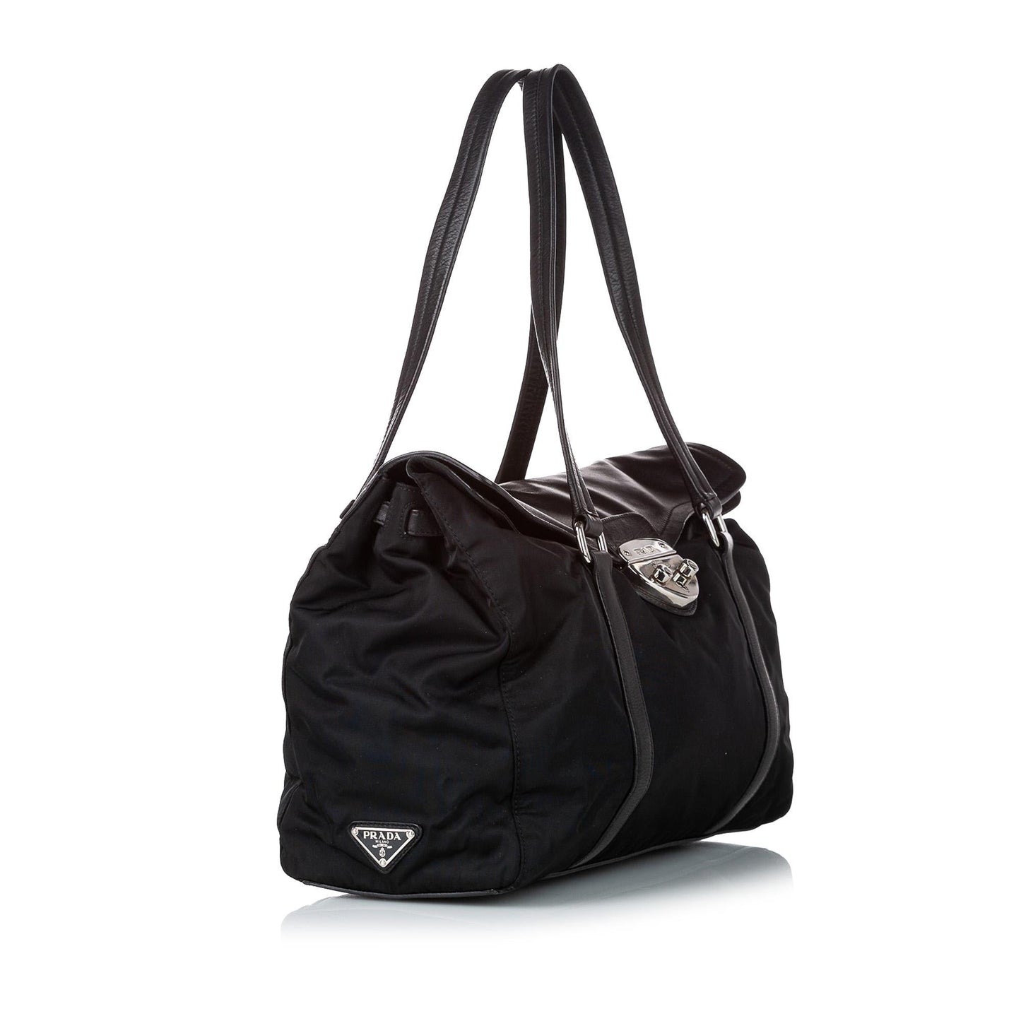 Prada Sound Lock Tessuto Tote Bag (SHG-30926)