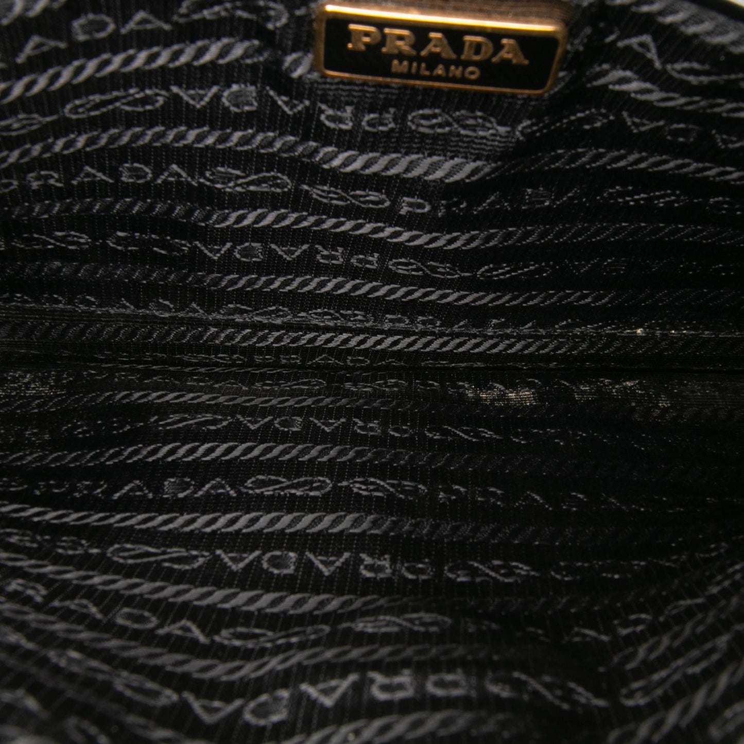 Prada Spazzolato Bow Pochette