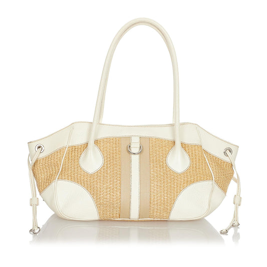 Prada Straw Shoulder Bag (SHG-23228)