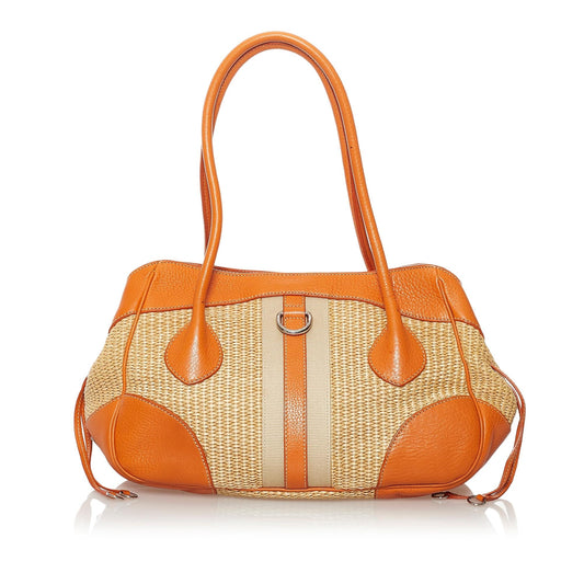 Prada Straw Shoulder Bag (SHG-31720)