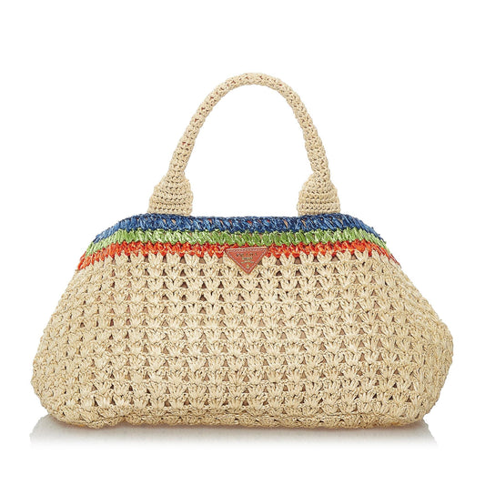 Prada Straw Tote (SHG-29948)