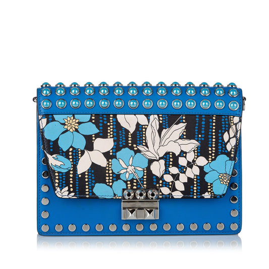 Prada Studded Elektra Leather Crossbody Bag (SHG-29249)