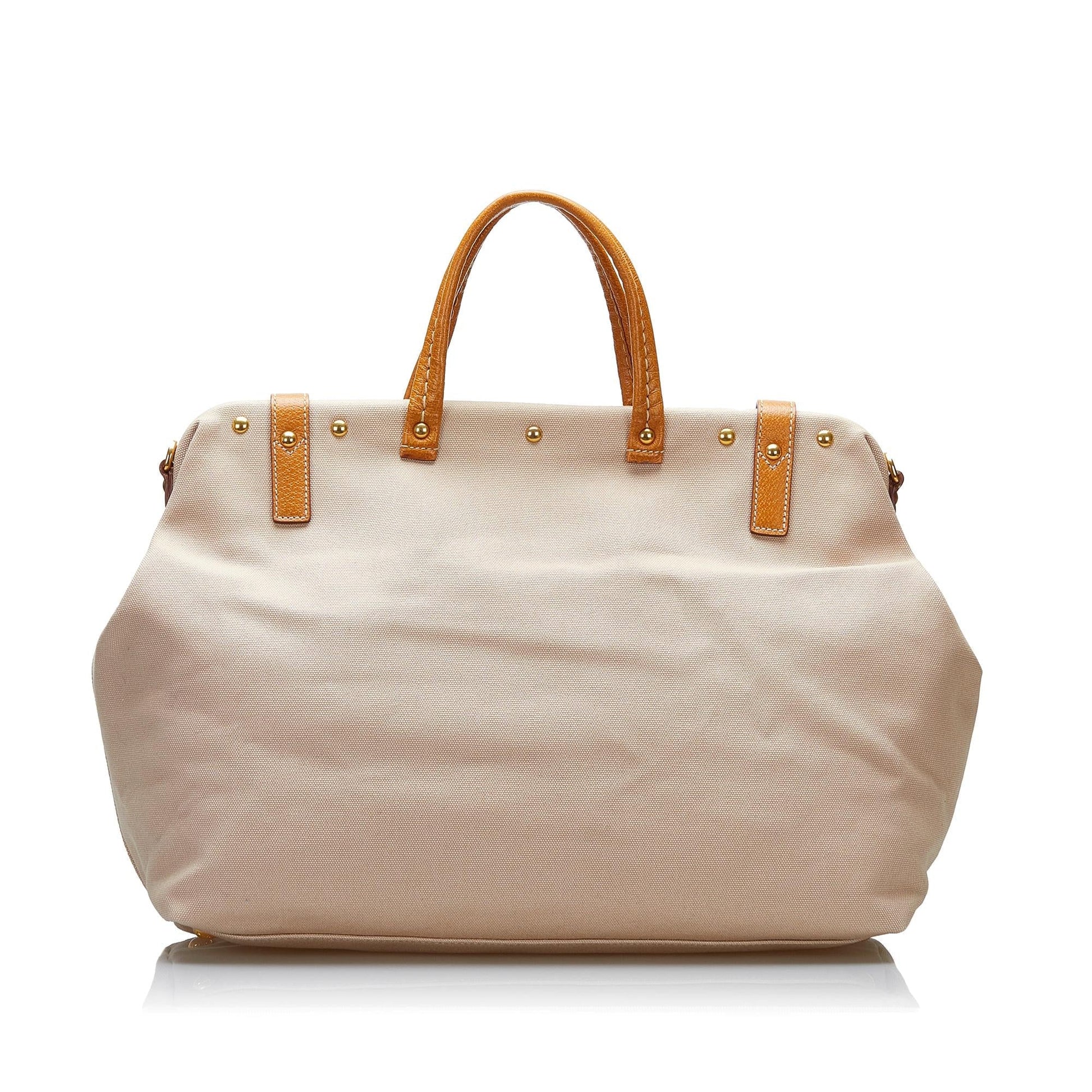 Prada Studded Tessuto Satchel (SHG-AlIgoJ)