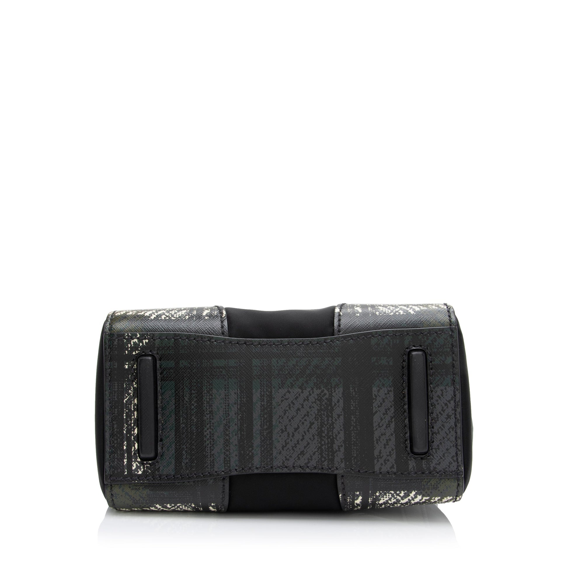 Prada Tartan Saffiano Tessuto Mini Satchel (SHF-RCtTdy)