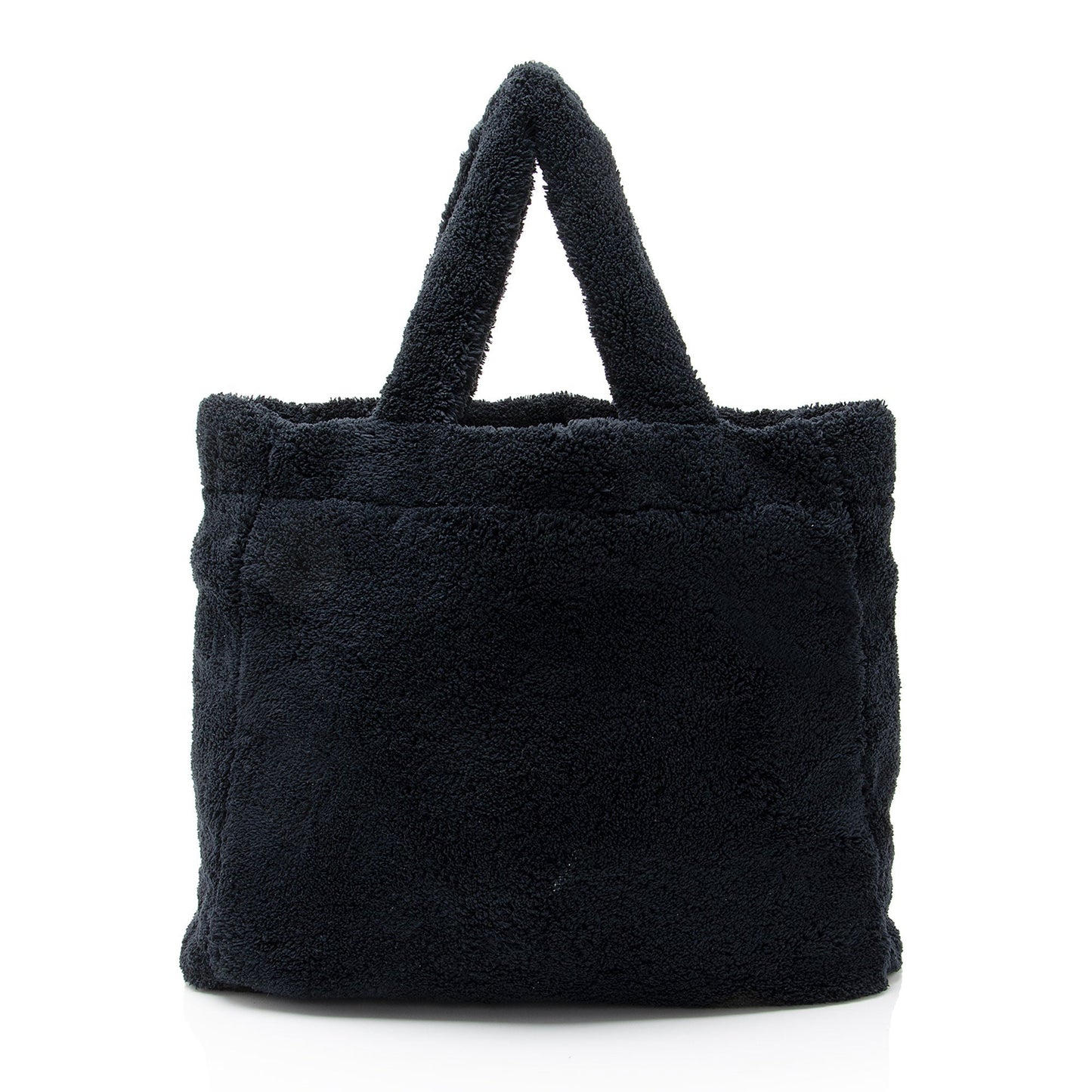 Prada Terry Cloth Logo Tote