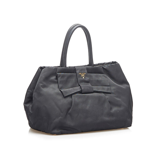 Prada Tessuto Bow Handbag (SHG-31524)