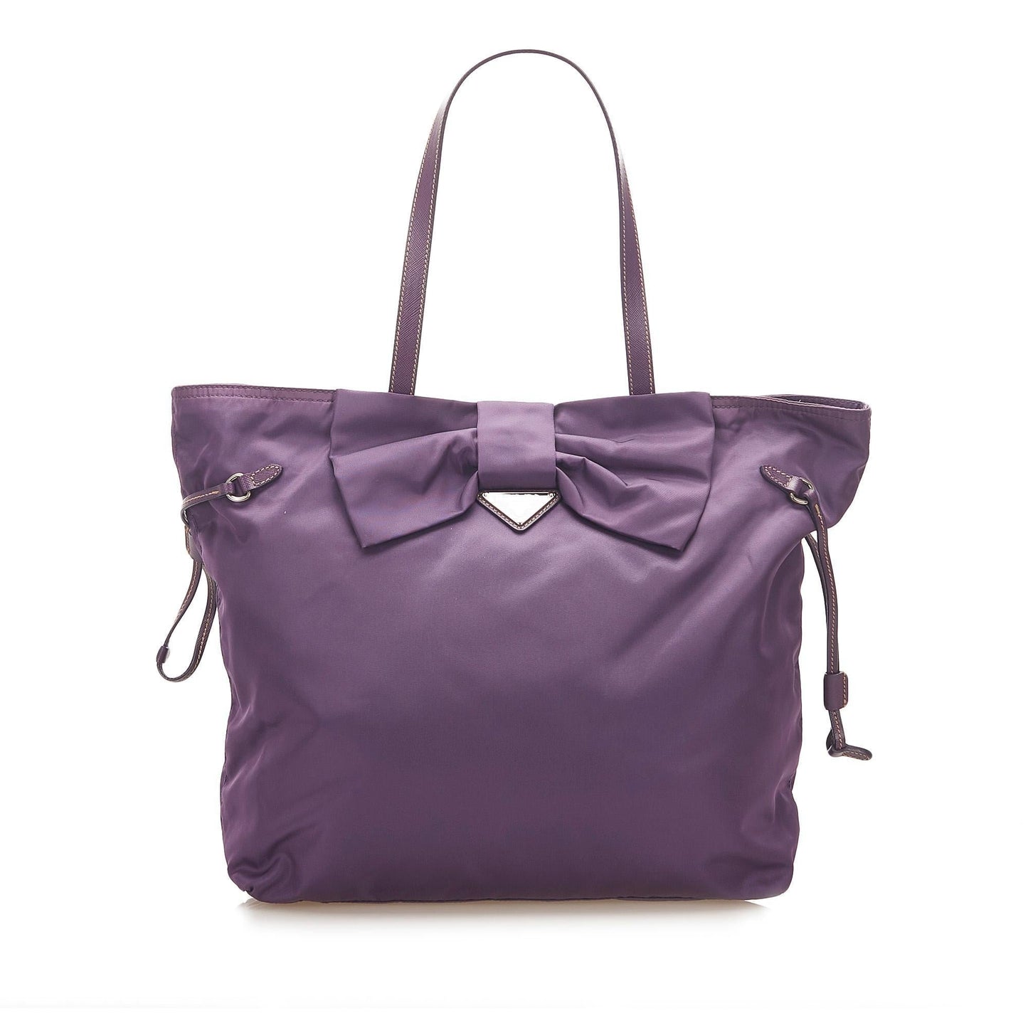 Prada Tessuto Bow Tote Bag  