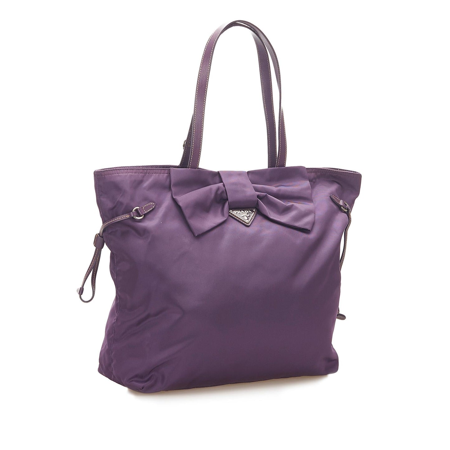 Prada Tessuto Bow Tote Bag  