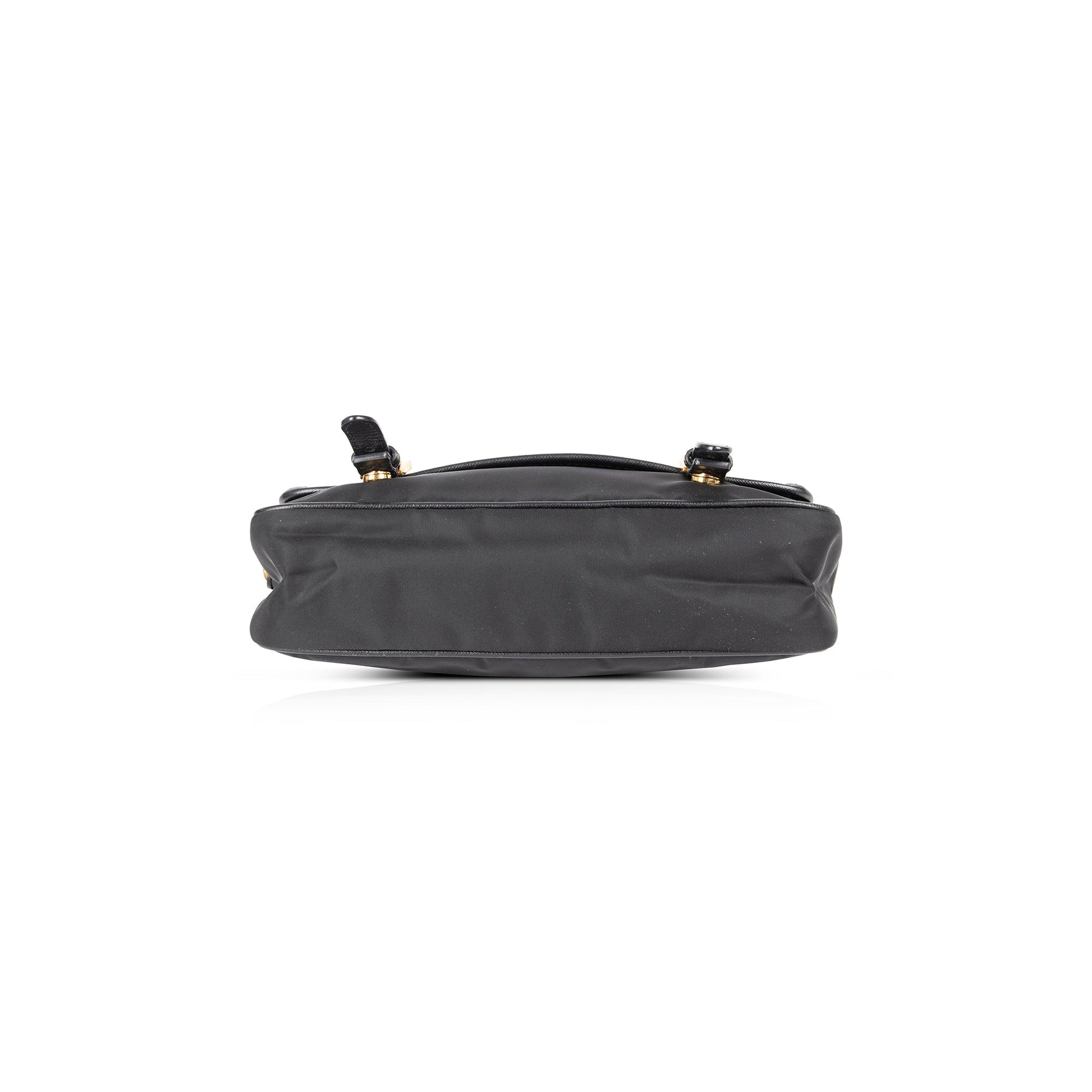 Prada Tessuto Buckle Crossbody Bag