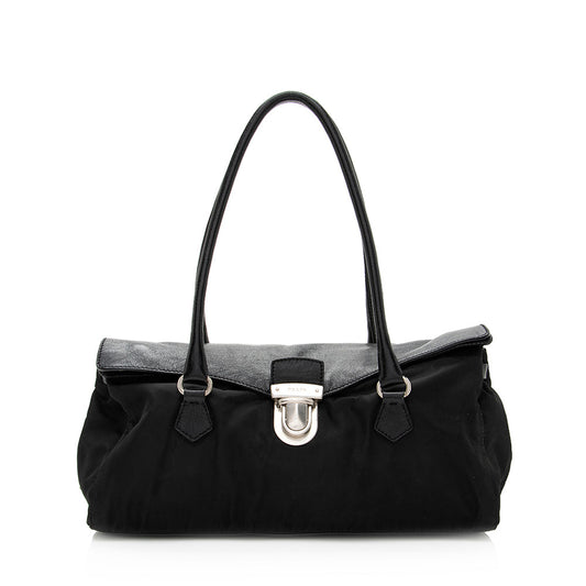 Prada Tessuto Buffalo Easy Satchel (SHF-19817)
