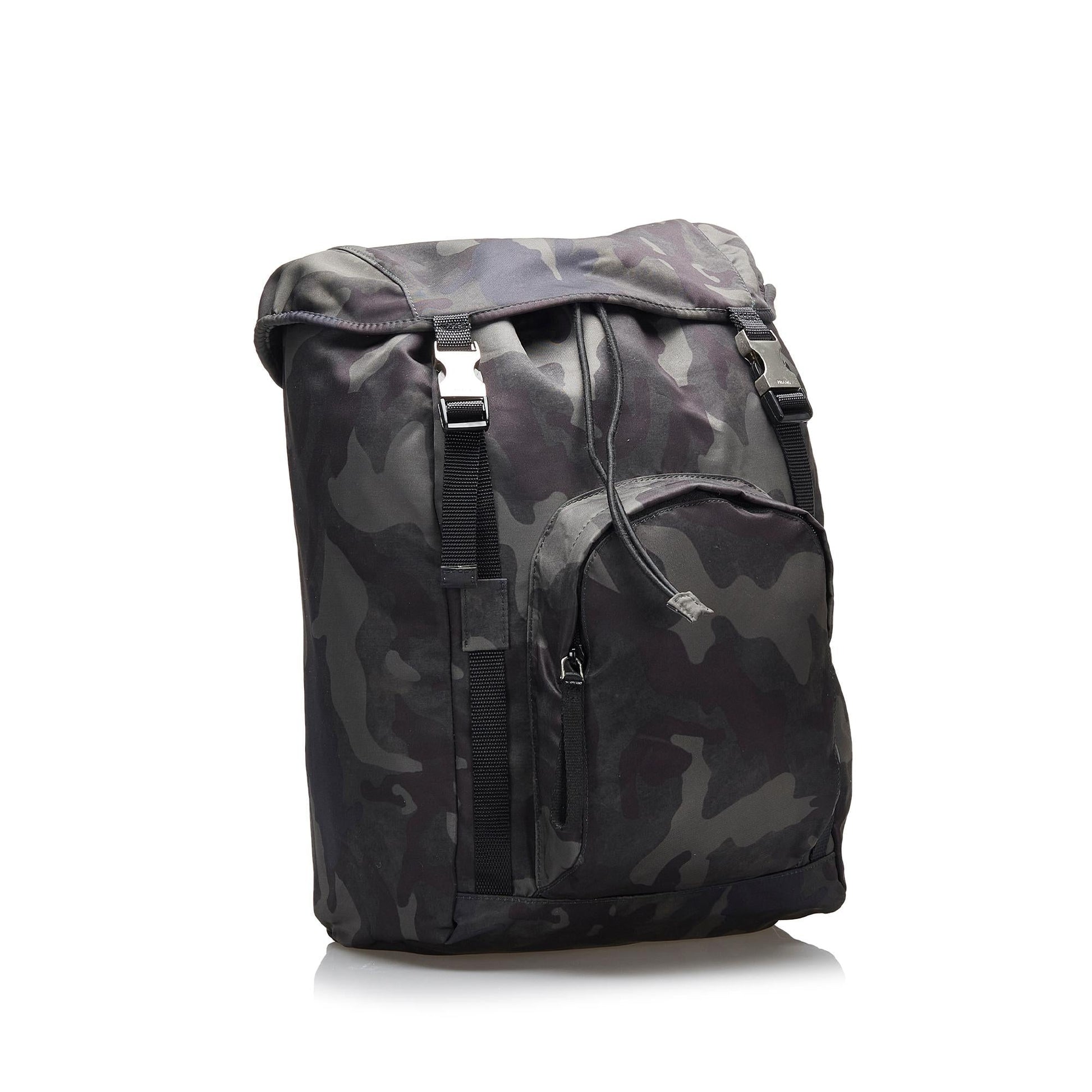 Prada Tessuto Camouflage Backpack (SHG-8LOxsE)