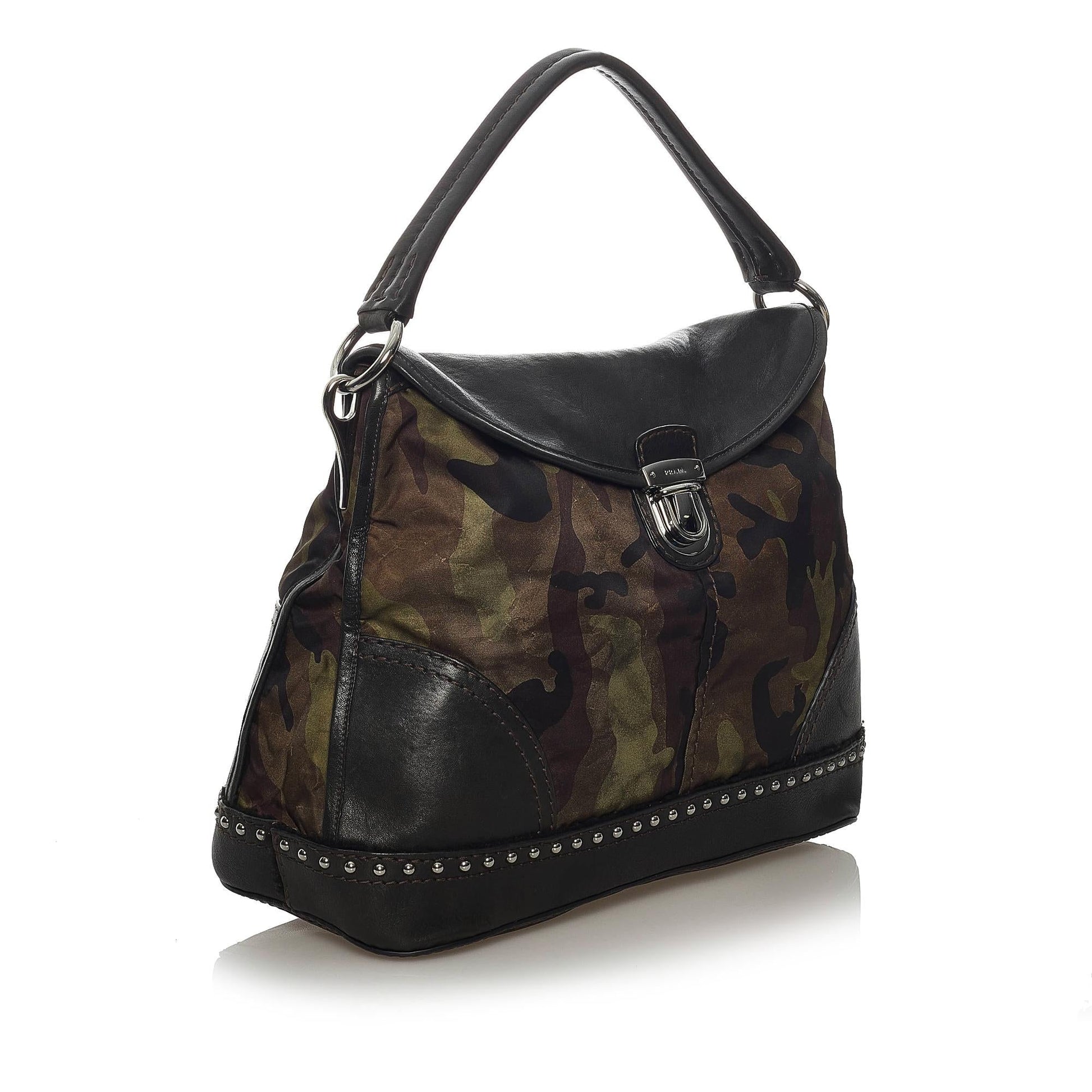 Prada Tessuto Camouflage Shoulder Bag (SHG-37317)