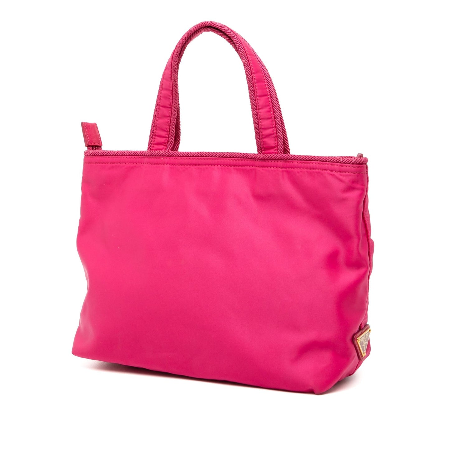 Prada Tessuto Canapa Logo Bow Satchel