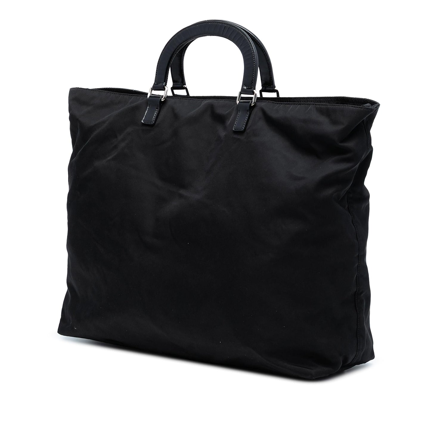 Prada Tessuto Canapa Logo Satchel