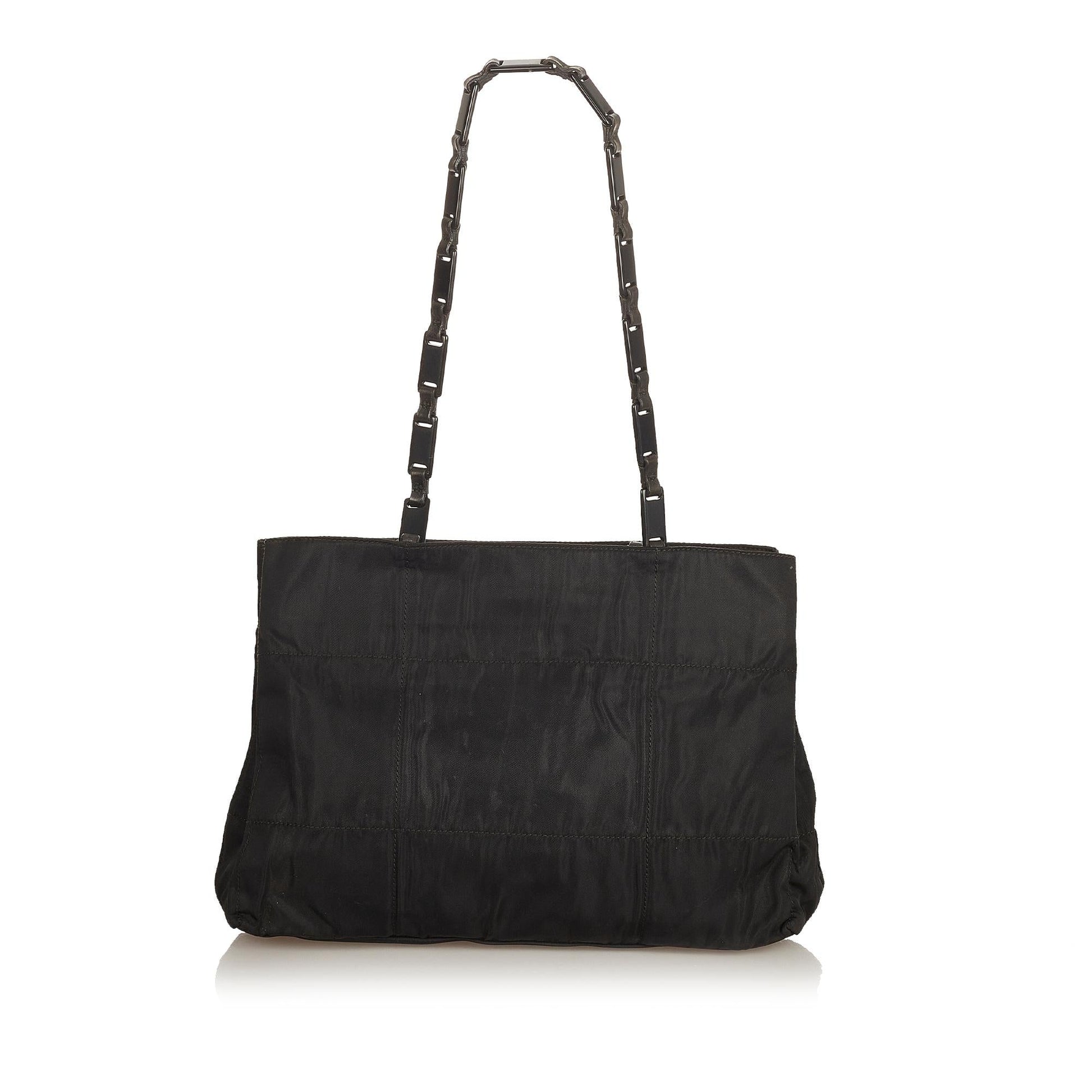 Prada Tessuto Chain Shoulder Bag (SHG-31561)