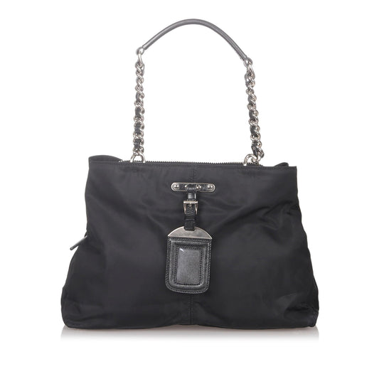 Prada Tessuto Chain Shoulder Bag (SHG-31648)