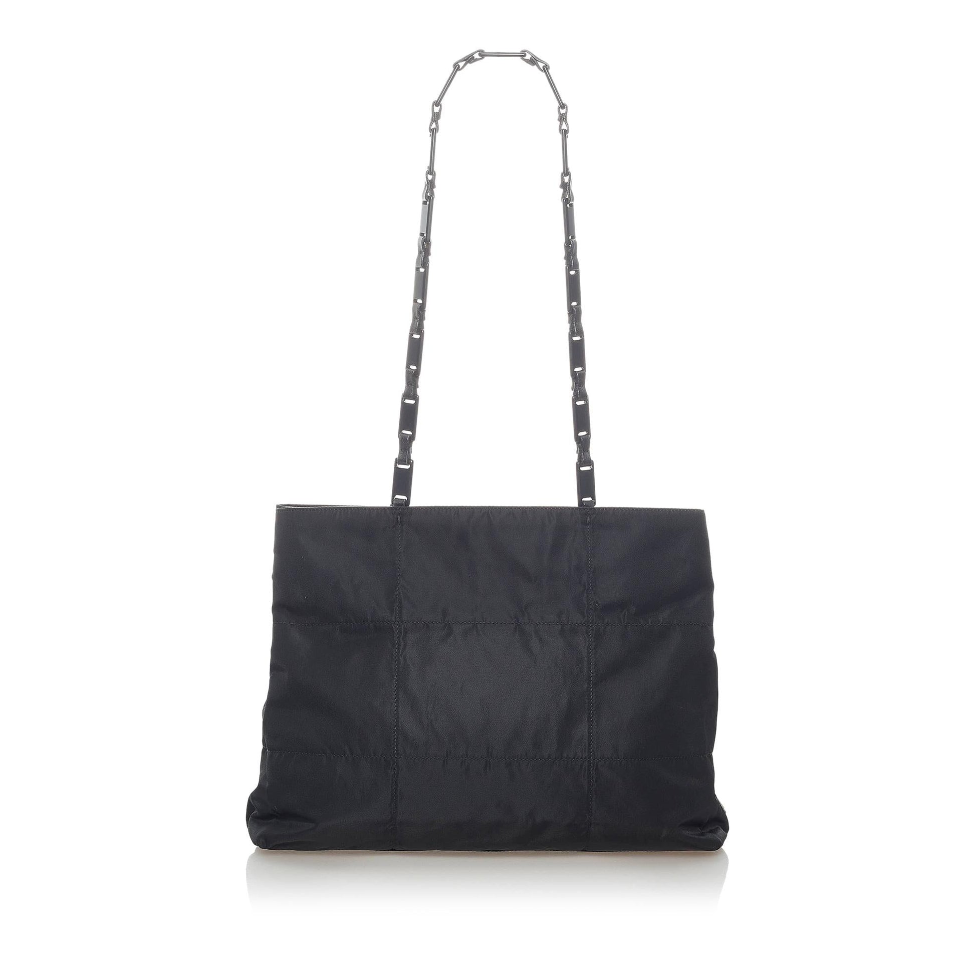 Prada Tessuto Chain Shoulder Bag (SHG-32602)