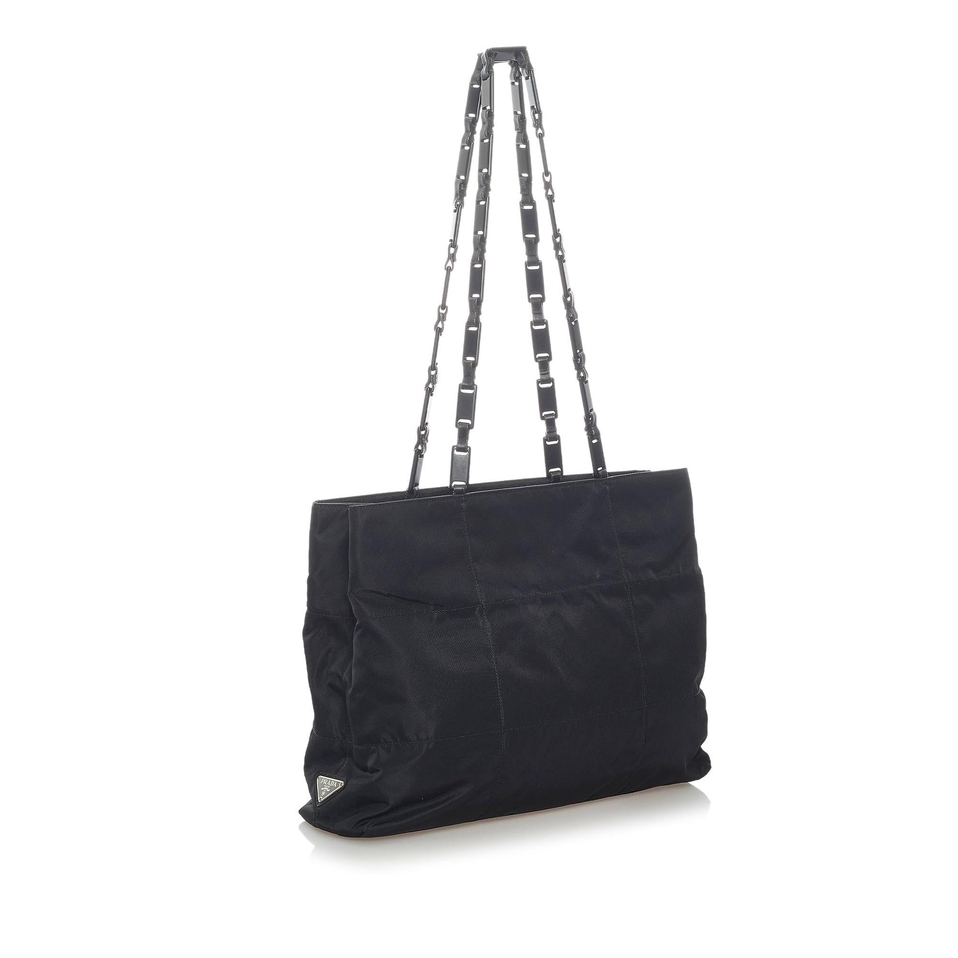 Prada Tessuto Chain Shoulder Bag (SHG-37307)