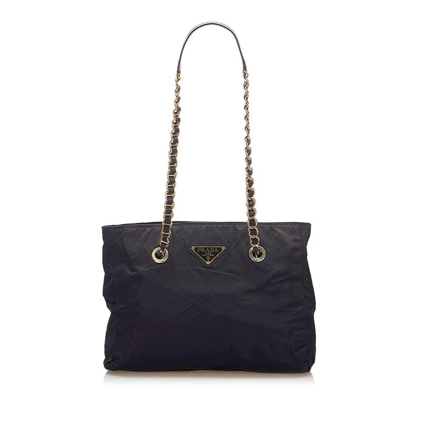 Prada Tessuto Chain Tote Bag  
