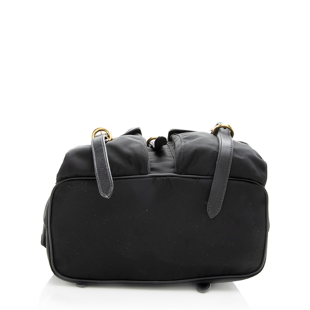 Prada Tessuto Double Pocket Small Backpack (SHF-19407)