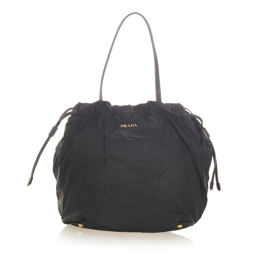 Prada Tessuto Drawstring Handbag (SHG-31540)
