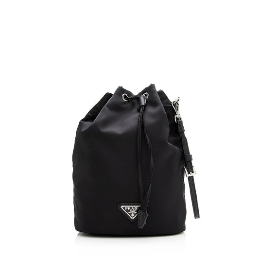 Prada Tessuto Drawstring Pouch (SHF-21310)