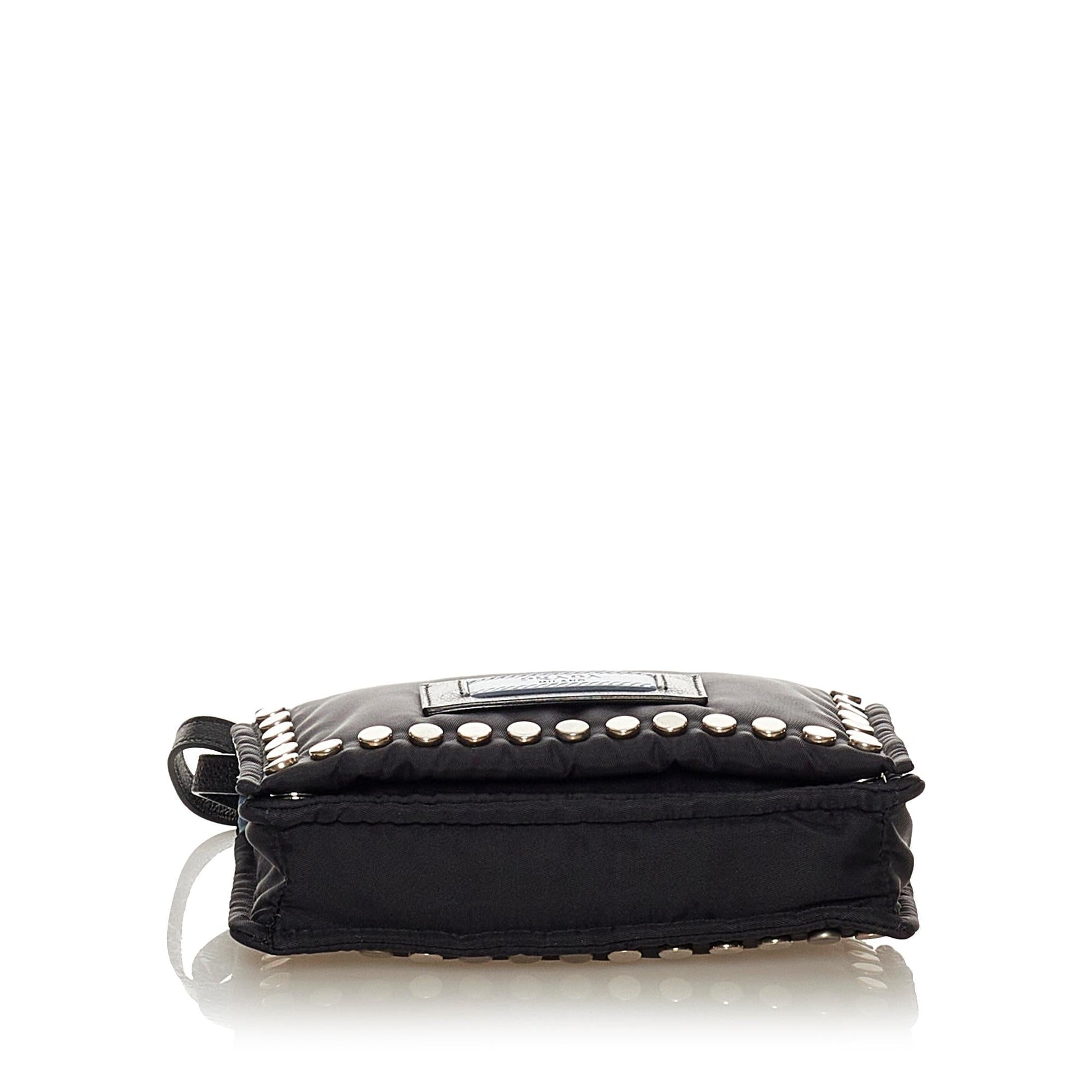 Prada Tessuto Etiquette Crossbody Bag (SHG-27226)