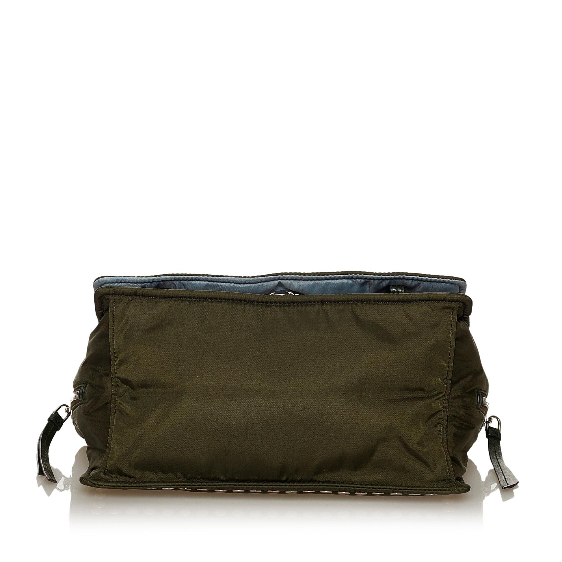 Prada Tessuto Etiquette Crossbody Bag (SHG-28661)