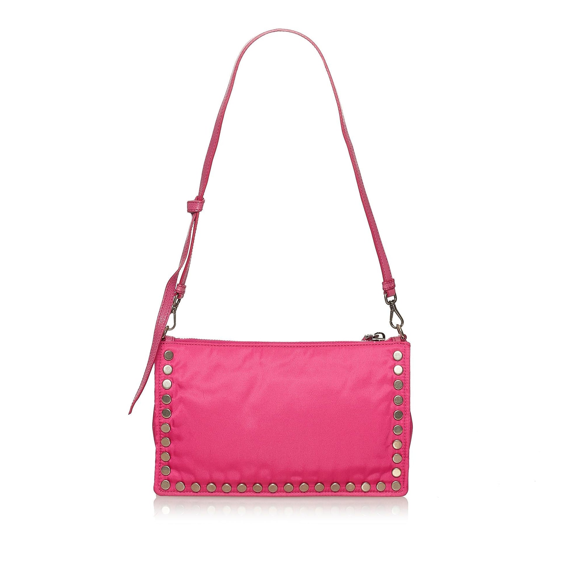 Prada Tessuto Etiquette Shoulder Bag (SHG-29161)