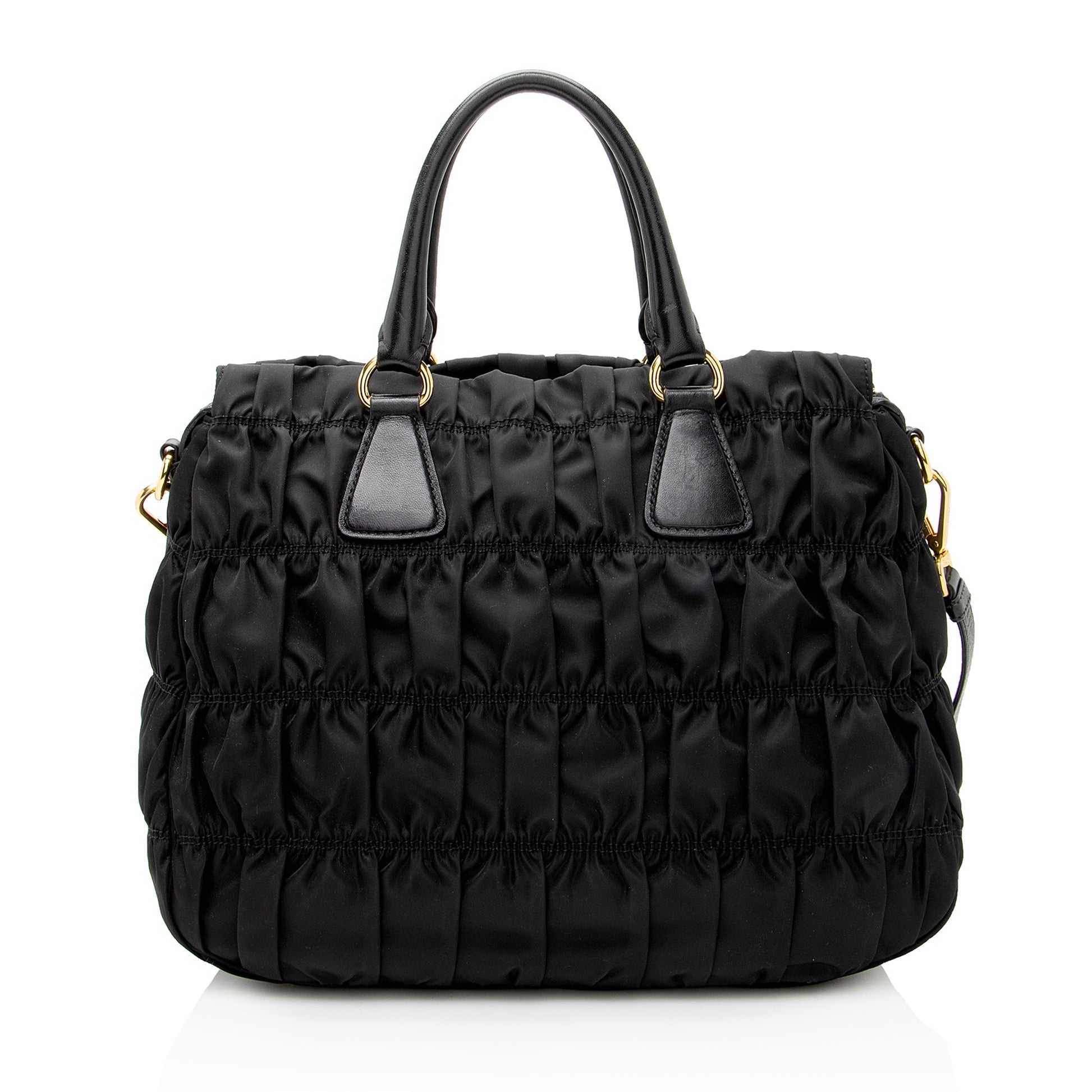 Prada Tessuto Gaufre Convertible Tote (SHF-22812)