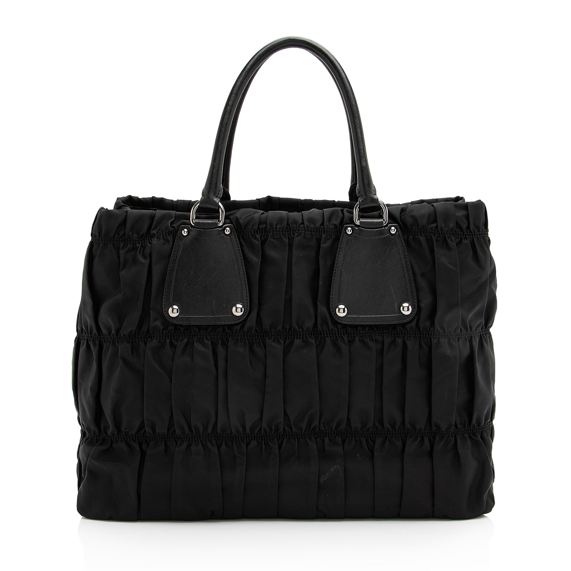Prada Tessuto Gaufre Large Tote (SHF-23009)