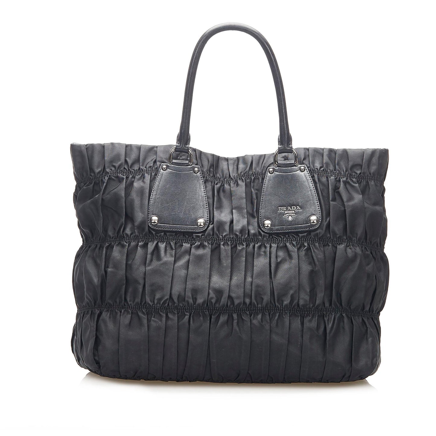 Prada Tessuto Gaufre Nylon Tote Bag  