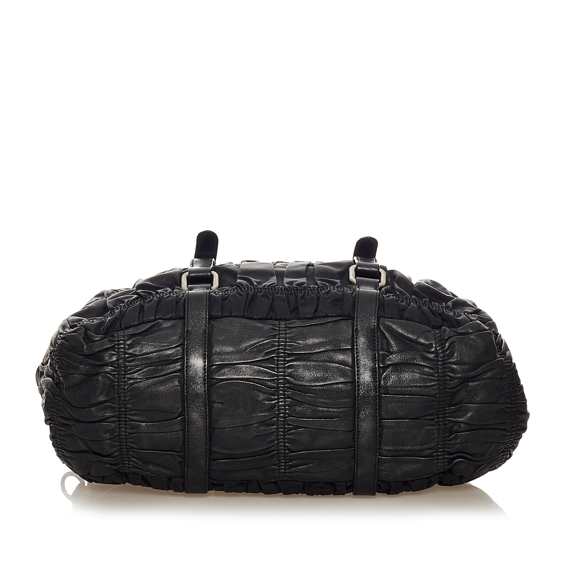 Prada Tessuto Gaufre Satchel (SHG-27158)