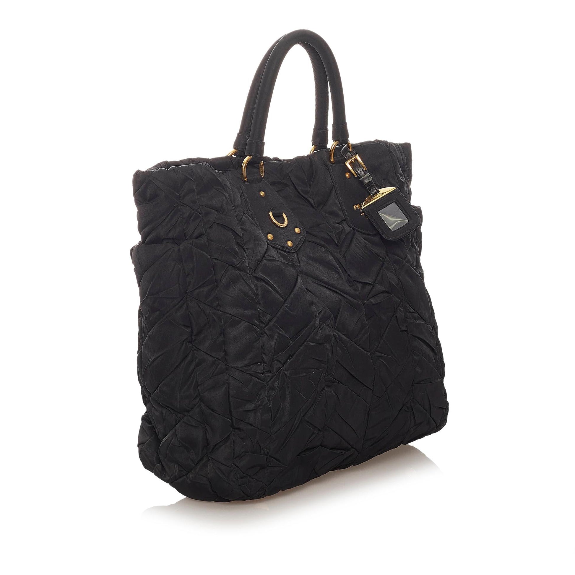 Prada Tessuto Gaufre Satchel (SHG-27685)