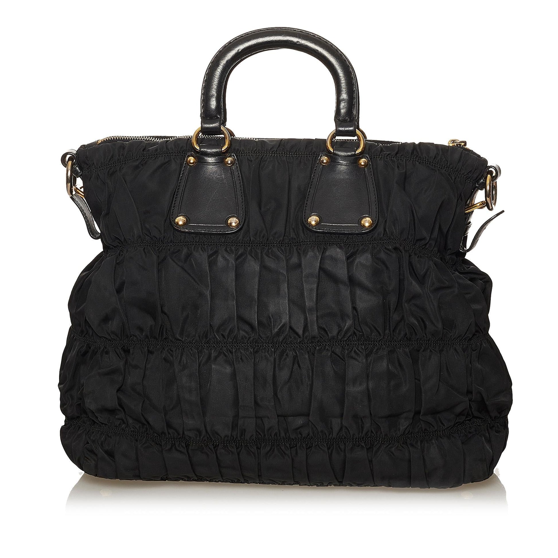 Prada Tessuto Gaufre Satchel (SHG-28929)