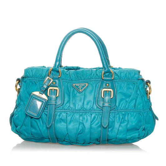 Prada Tessuto Gaufre Satchel (SHG-30502)