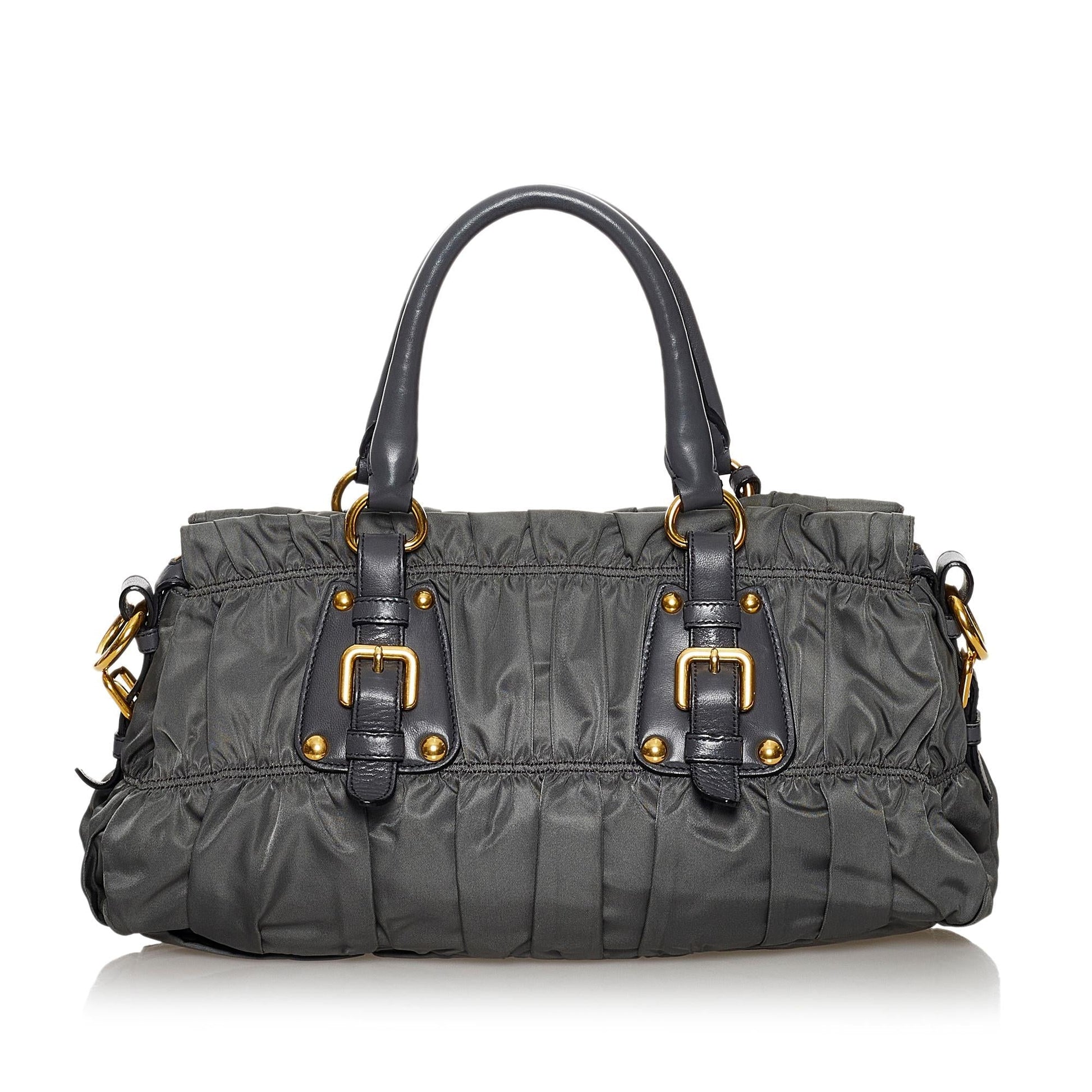 Prada Tessuto Gaufre Satchel (SHG-30584)