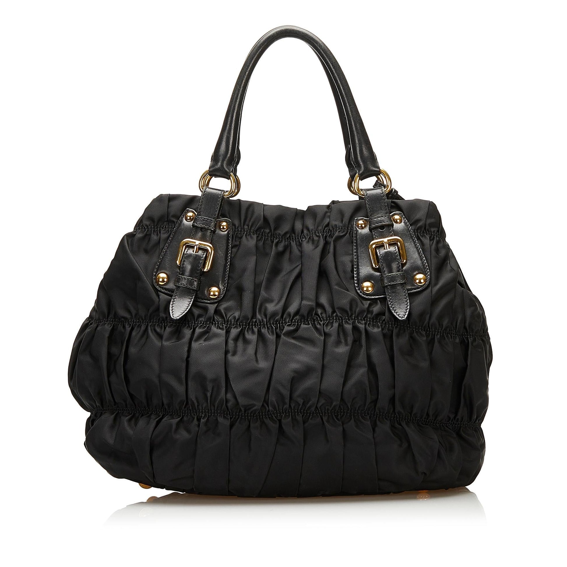 Prada Tessuto Gaufre Satchel (SHG-35362)