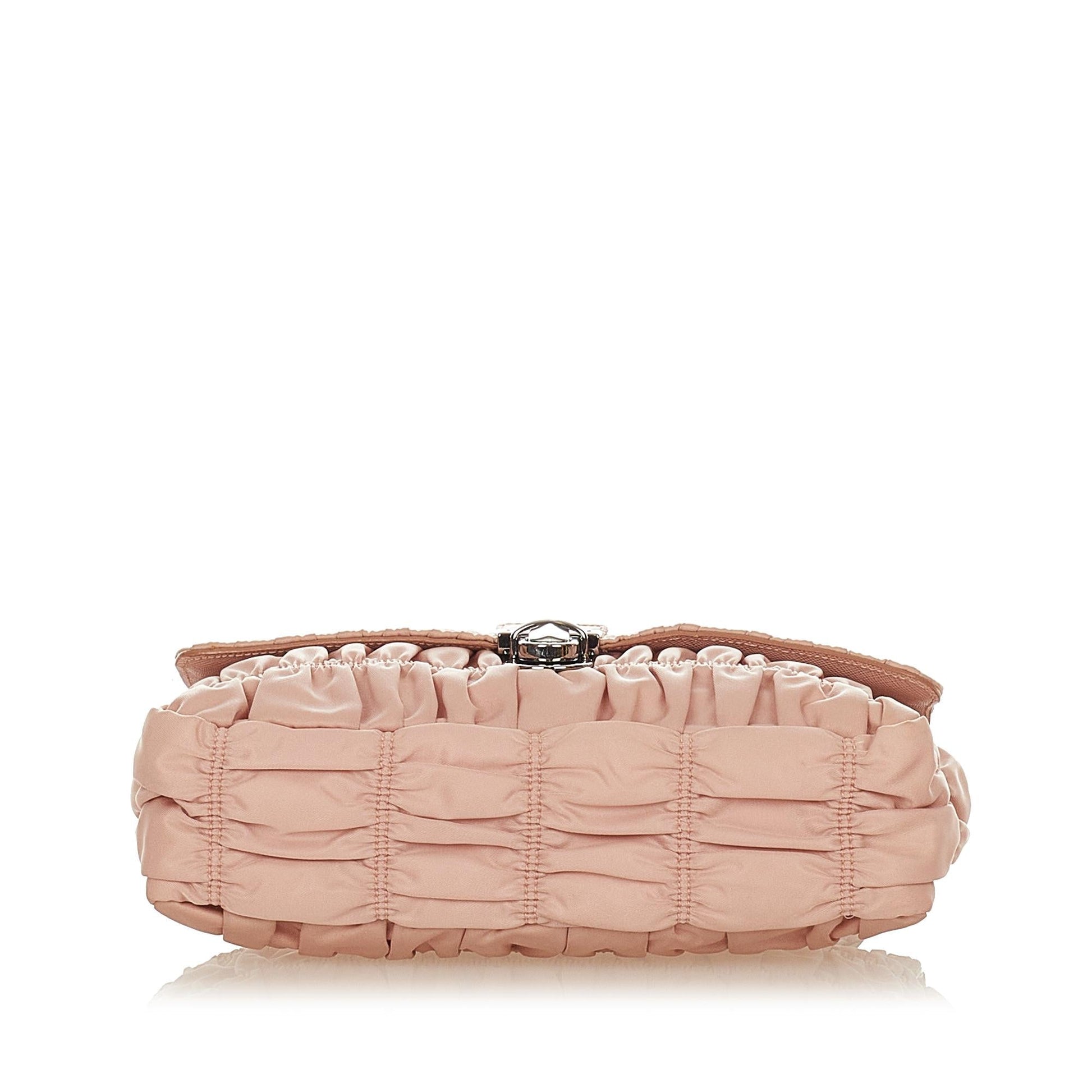 Prada Tessuto Gaufre Shoulder Bag (SHG-26194)