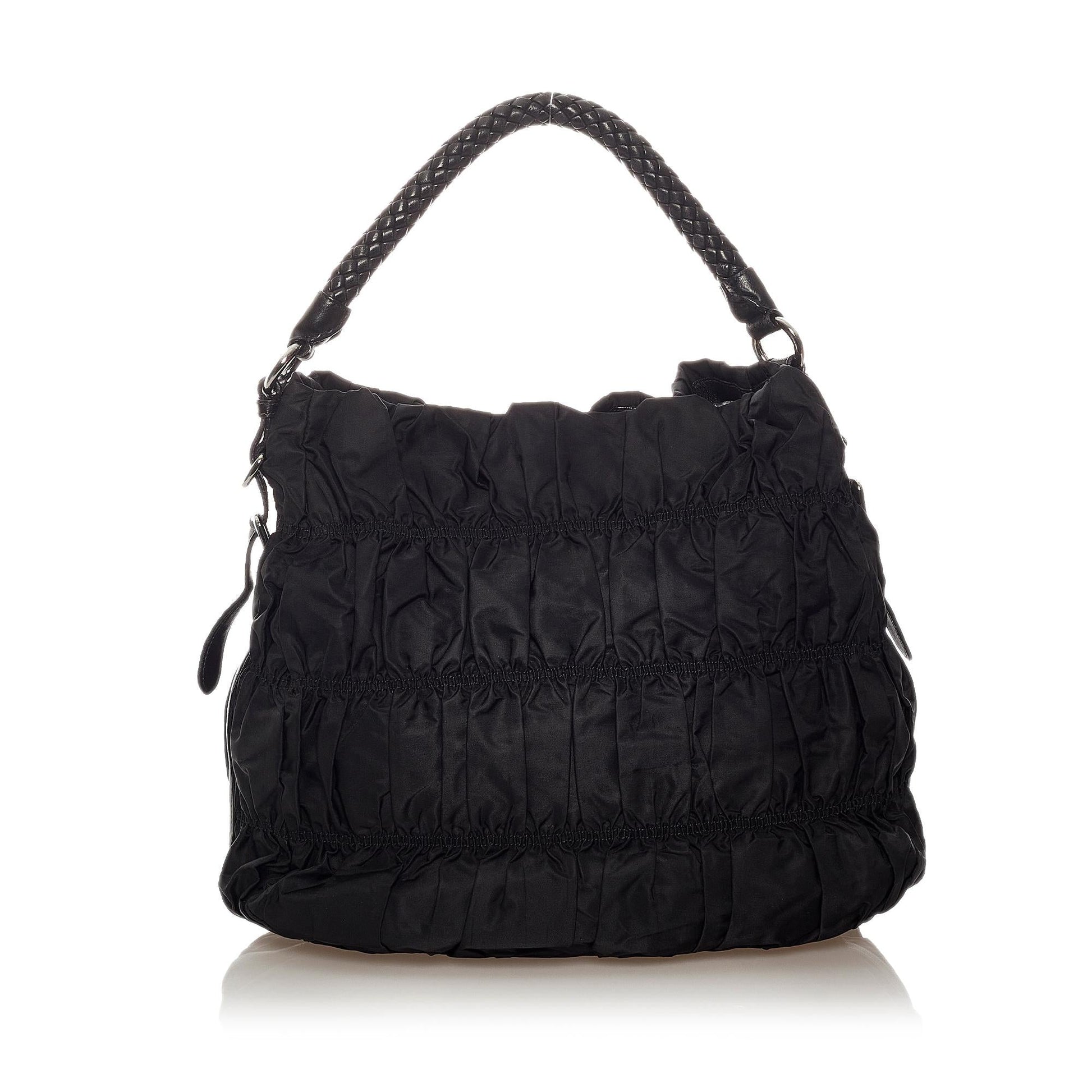 Prada Tessuto Gaufre Shoulder Bag (SHG-27484)