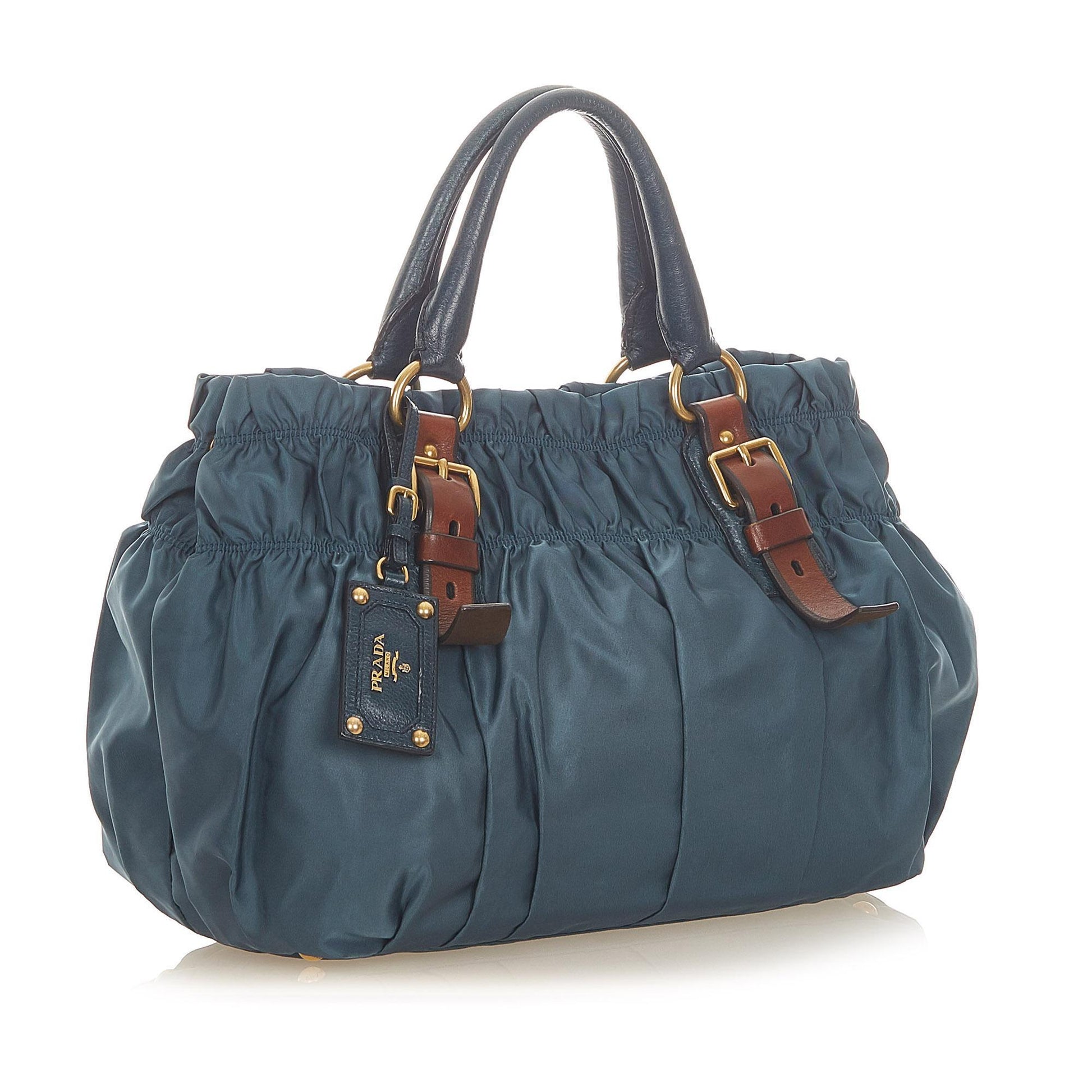 Prada Tessuto Gaufre Tote Bag  