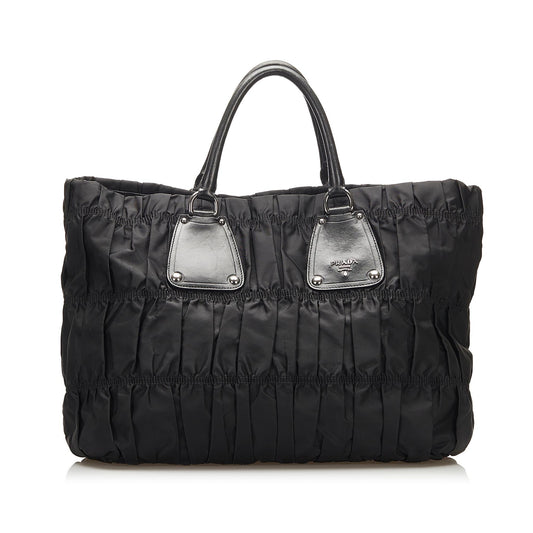 Prada Tessuto Gaufre Tote Bag (SHG-35118)