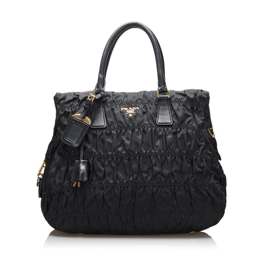 Prada Tessuto Gaufre Tote Bag (SHG-0szrJS)