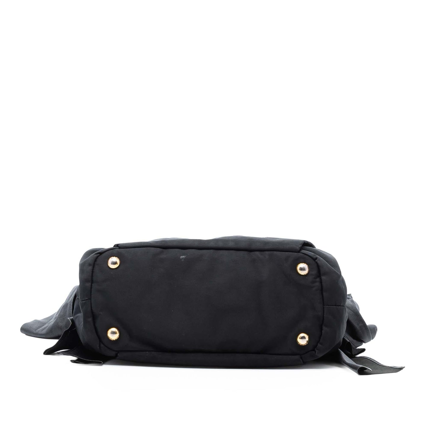 Prada Tessuto Logo Bow Satchel